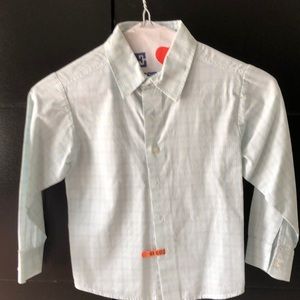 Nautical shirt- blue, white and green